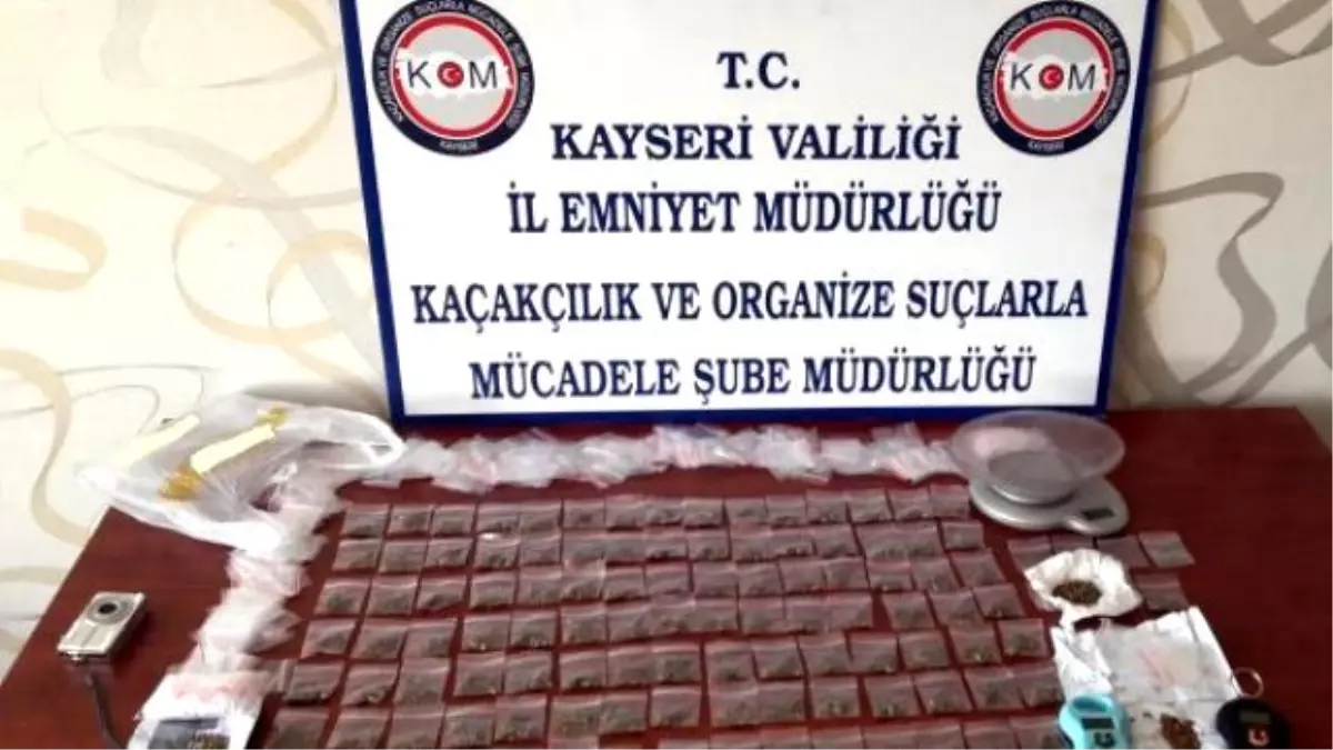 Kayseri\'de Uyuşturucuya 4 Tutuklama