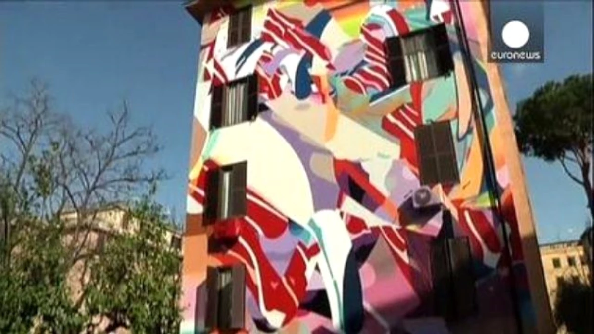 Roma Varoşları Grafiti ile Değerlenecek