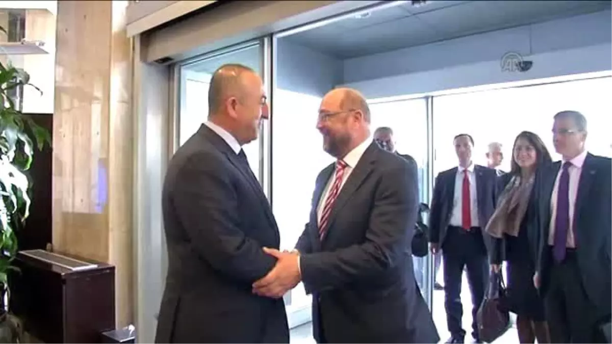 Çavuşoğlu, Schultz ile Görüştü