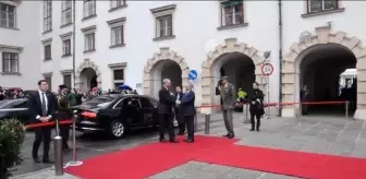 Letonya Cumhurbaşkanı Berzins, Viyana'da