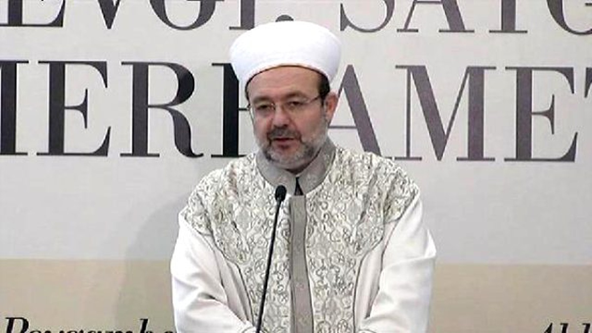 Diyanet İşleri Başkanı Görmez: BM Bile Hiçbir Zaman İyilik ve Adalette Birleşemedi
