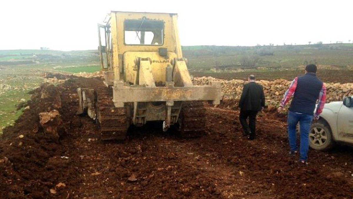 Mardin\'de Yol Yapım Çalışması