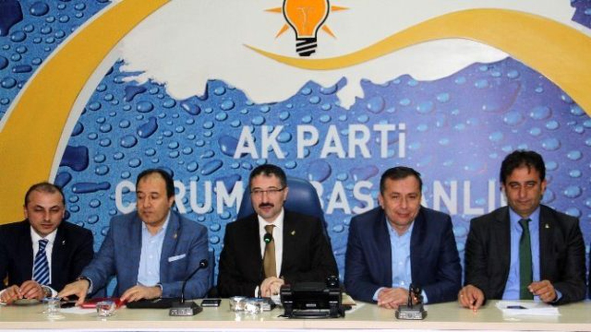 AK Parti Çorum Teşkilatlatında Seçim Hazırlığı