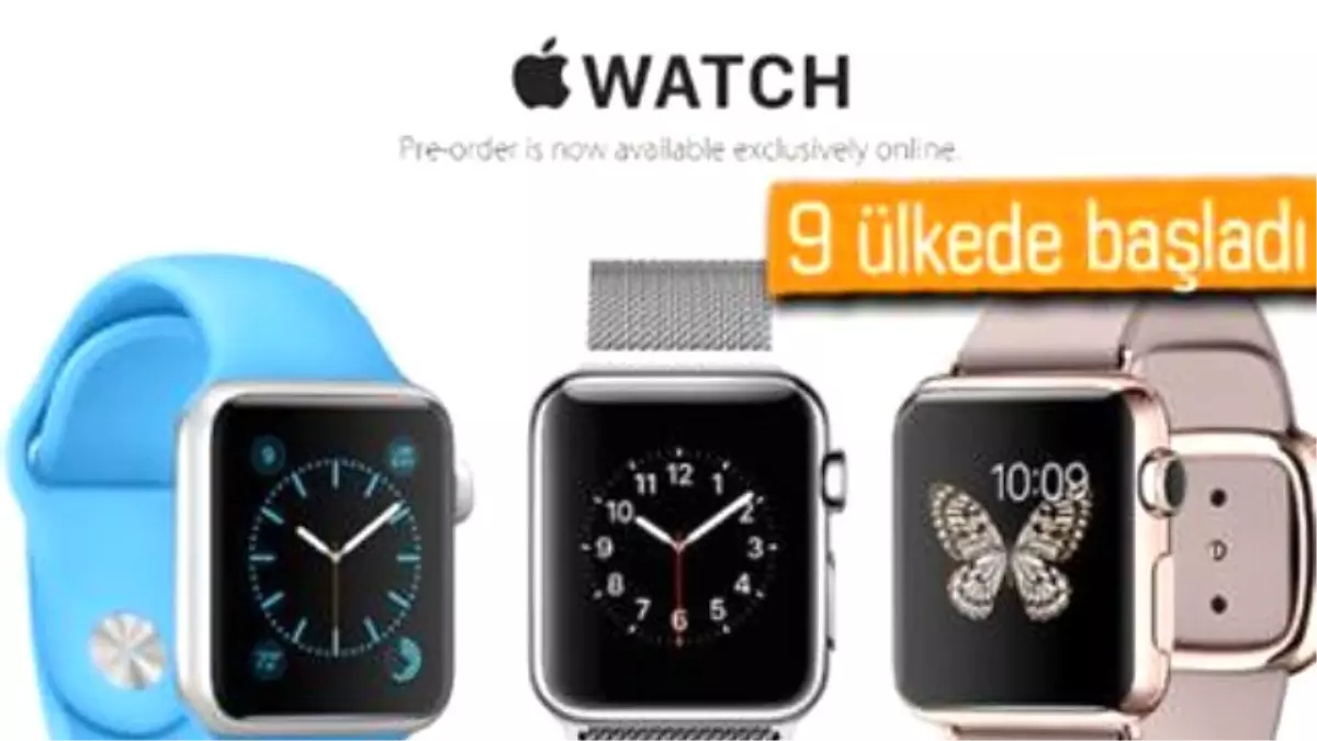 Apple Watch Ön Siparişe Sunuldu