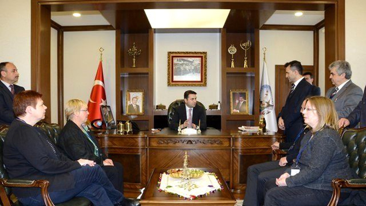 Başkan Eroğlu, Alman Öğrencileri Konuk Etti