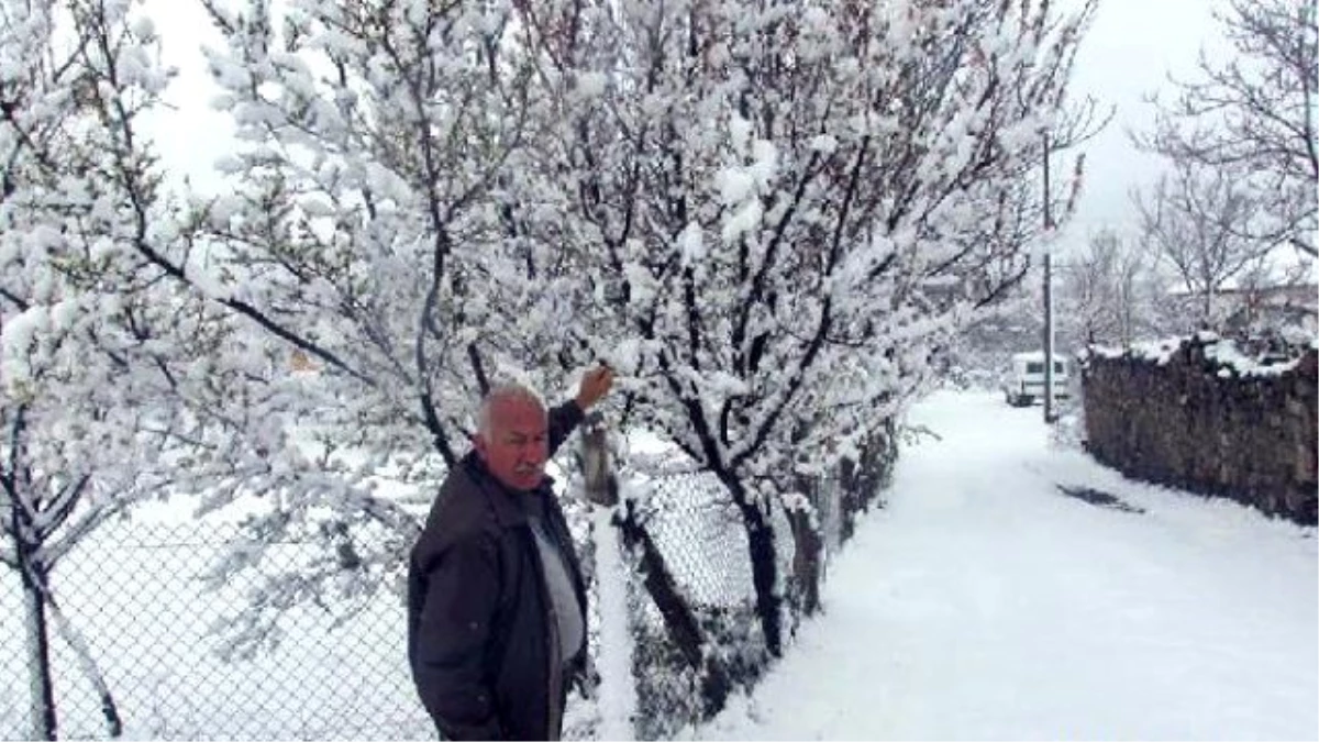 Elmadağ\'da Kar Fırtınası Etkili Oldu