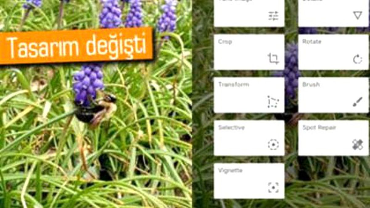 Google, Snapseed\'i Güncelledi