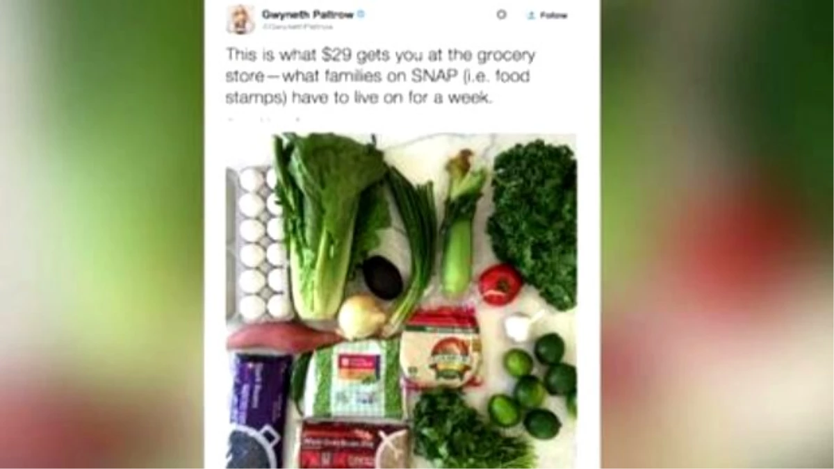 Gwyneth Paltrow Challenged To Eat Like She\'s On Food Stamps