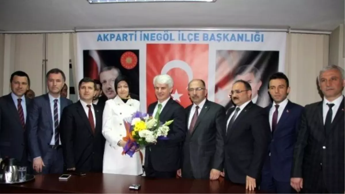 İnegöl\'de AK Parti Adayları Tanıtıldı