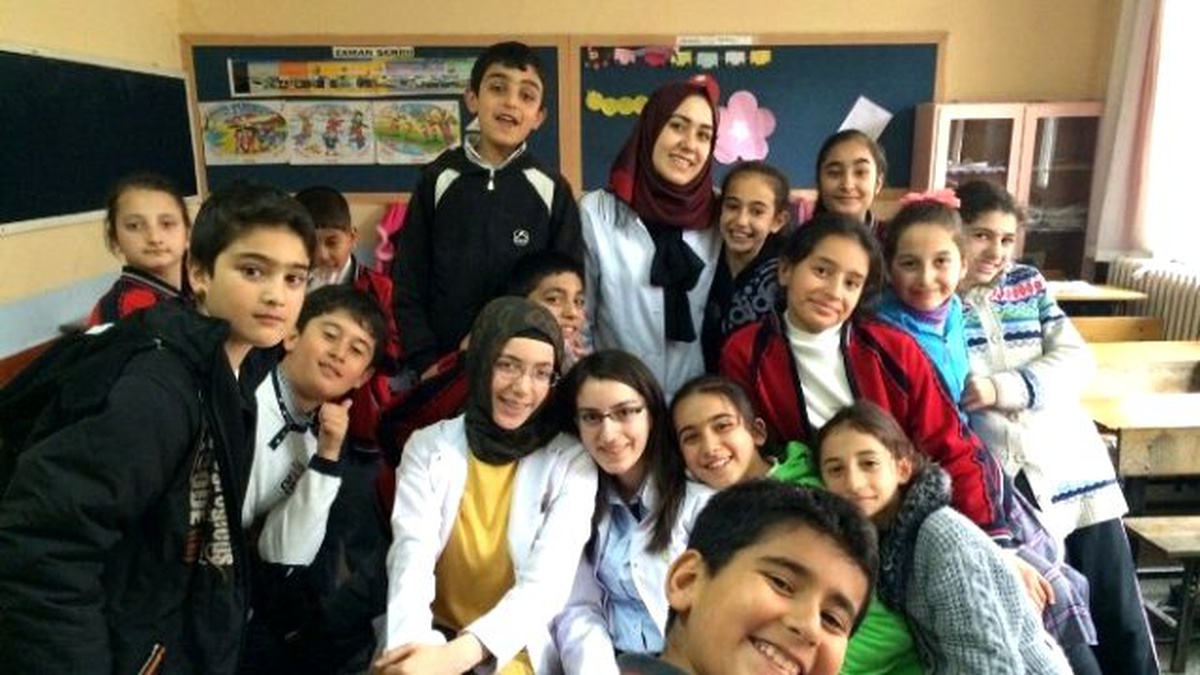 İnönü Genç Yeryüzü Doktorları, Öğrencilerle Bir Araya Geldiler