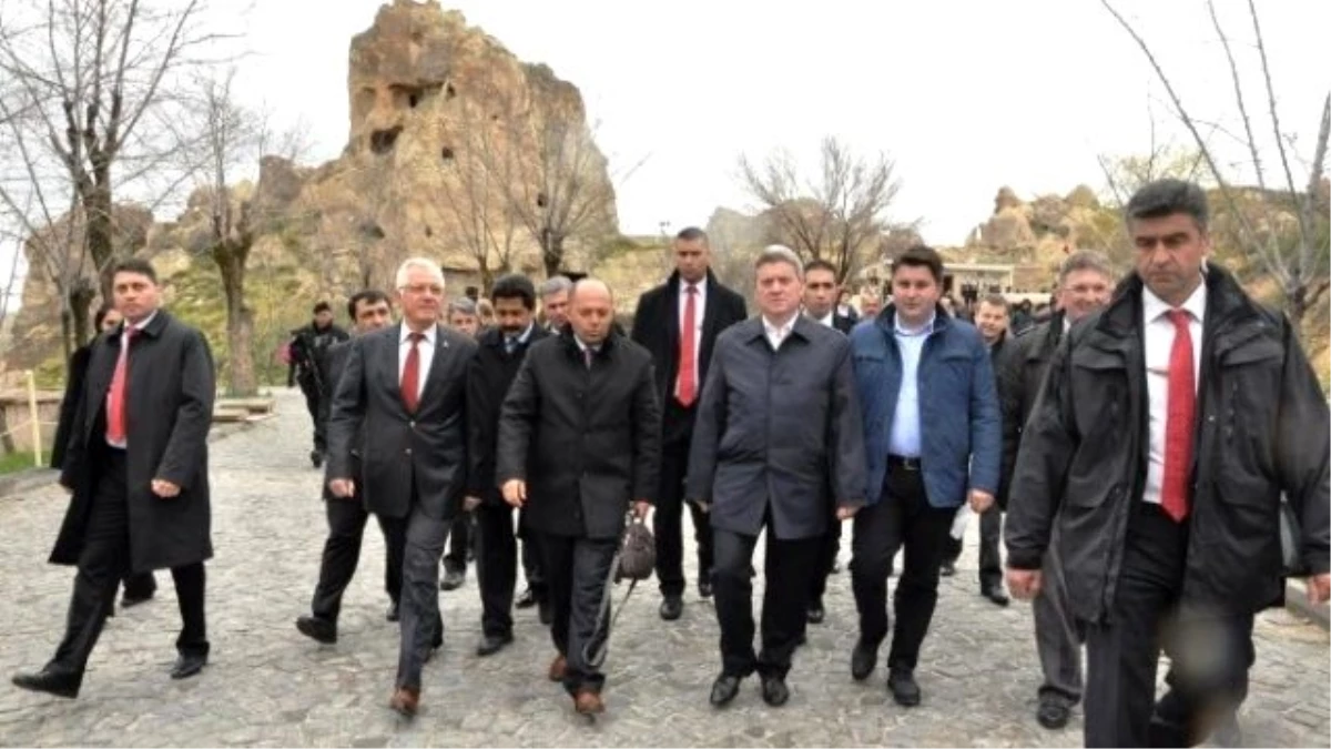 Makedonya Cumhurbaşkanı Göreme\'de
