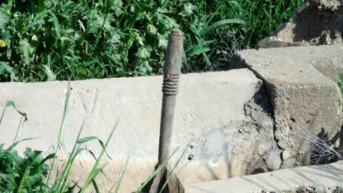 Suriye Sınırında Patlamamış Bomba Bulundu