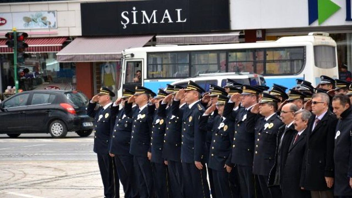 Uşak\'ta Türk Polis Teşkilatının Kuruluşunun 170. Yılı Kutlamaları