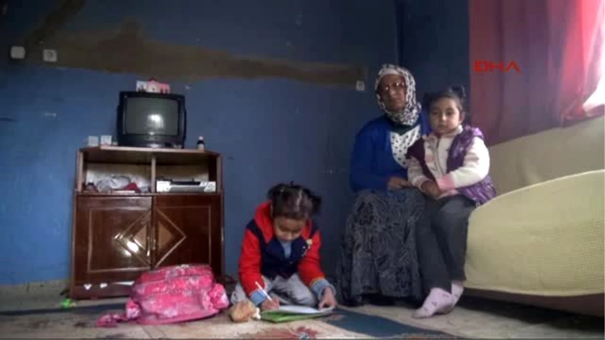 Zonguldak Şiddetten Kaçtı, 2 Kızıyla Yokluk İçinde Yaşıyor