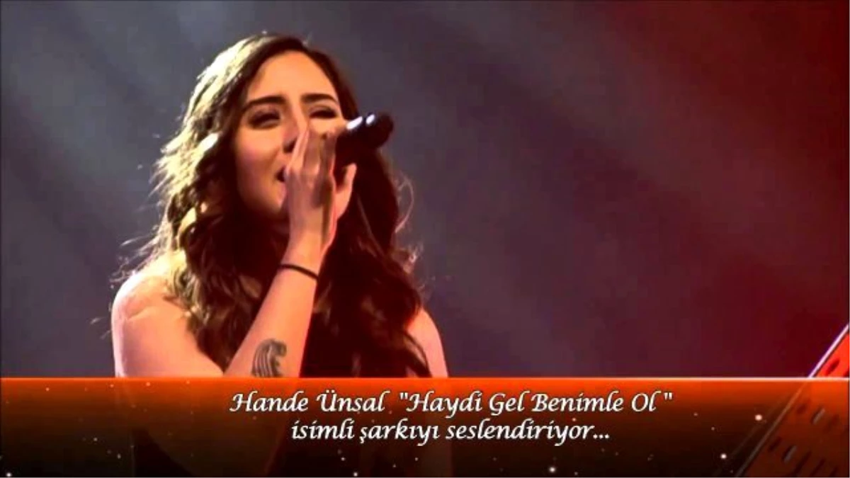 Hande Ünsal - Haydi Gel Benimle Ol (Canlı Performans)