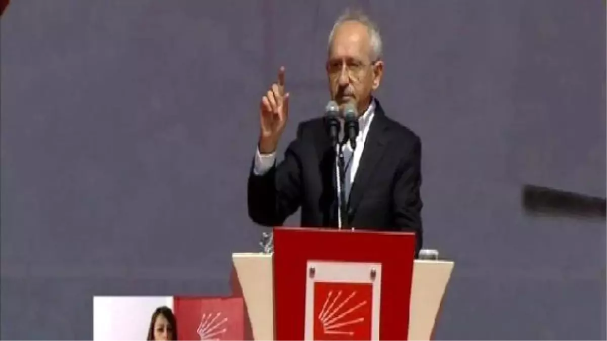 Kılıçdaroğlu: Bu Alkış Türkiye\'yi Yaşanmaz Bir Ülke Haline Getirenlere Meydan Okumadır (1)