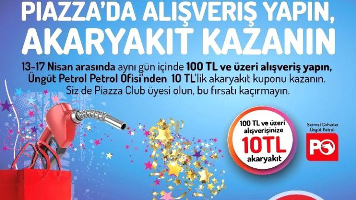 Piazza\'dan Alışverişini Yap, Deponu Doldur