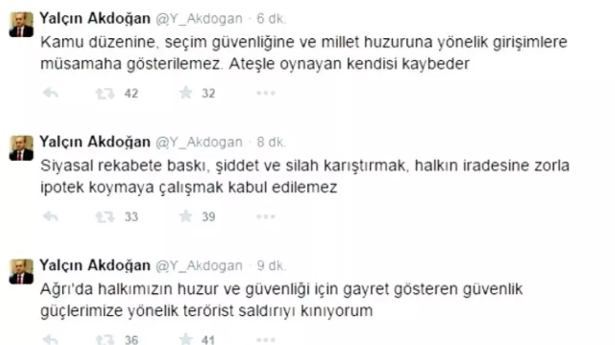Yalçın Akdoğan Sert Çıktı: "Ateşle Oynayan Kendisi Kaybeder"