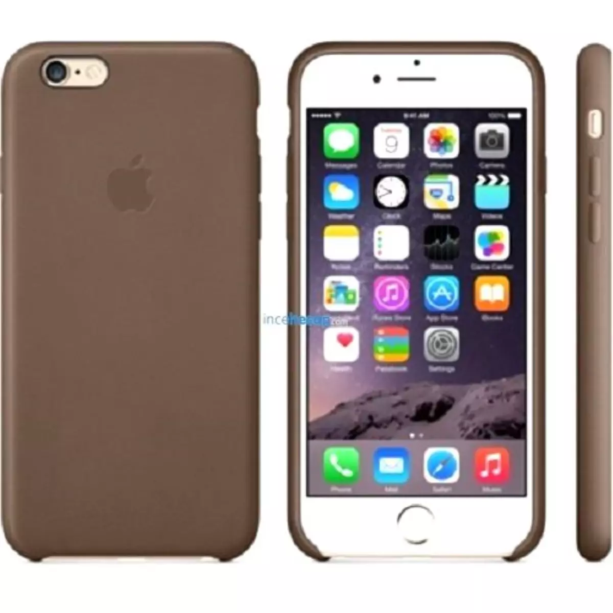 Apple İphone 6 Deri Case Koyu Kahve (Mgr22zm/a)