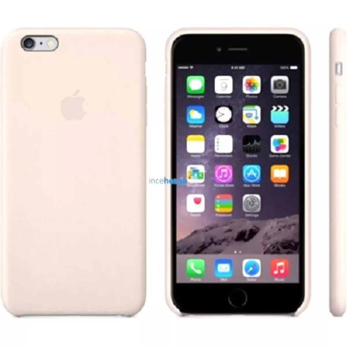 Apple İphone 6 Plus Deri Case Açık Pembe (Mgqw2zm/a)