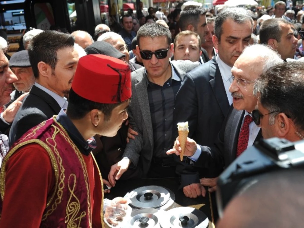CHP Genel Başkanı Kılıçdaroğlu Antalya\'da Esnafı Ziyaret Etti
