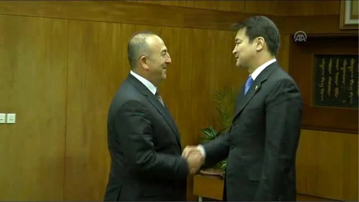 Moğolistan Başbakanı Saikhanbileg, Çavuşoğlu\'nu Kabul Etti - Ulan
