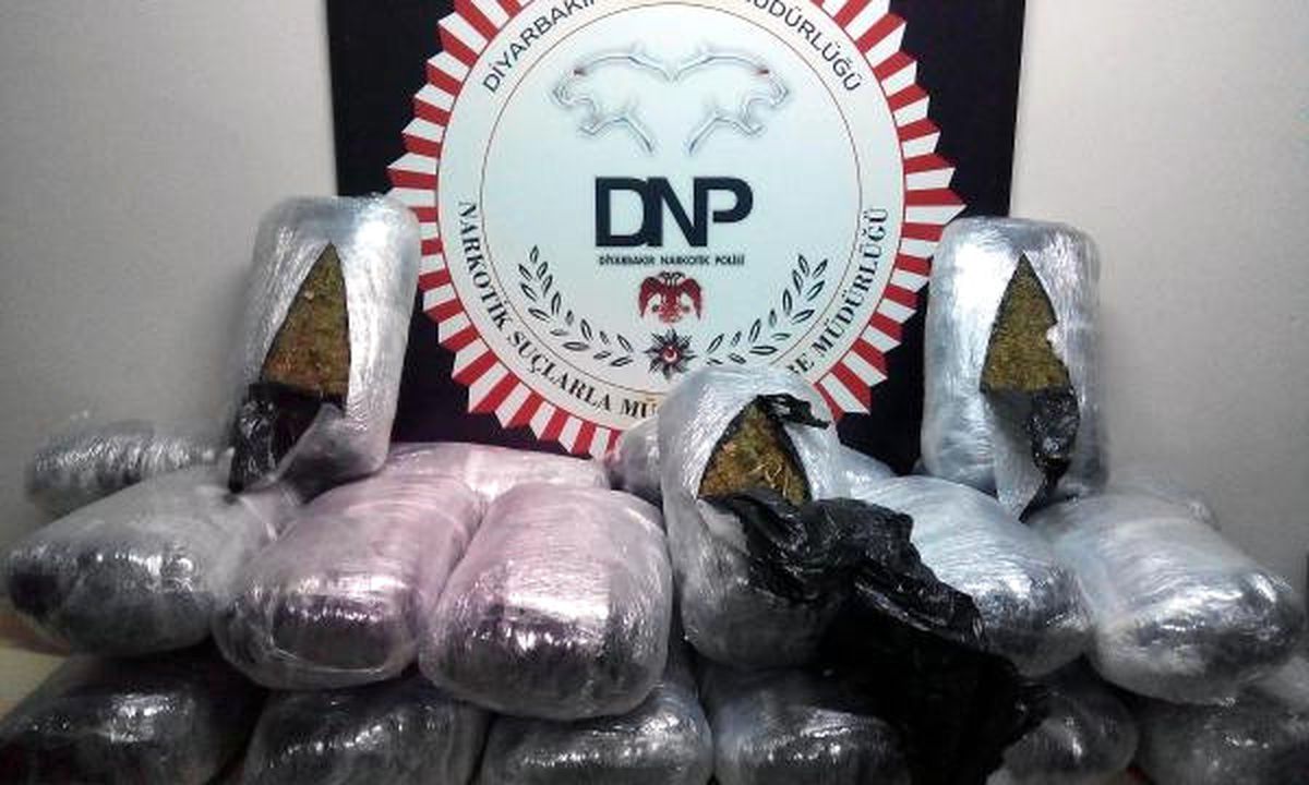 Diyarbakır\'da 113 Kilo Esrar Ele Geçirildi