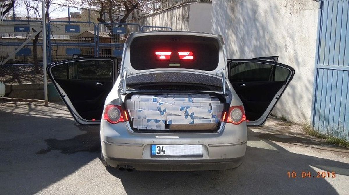 Erzincan\'da 5 Bin Paket Kaçak Sigara Ele Geçirildi