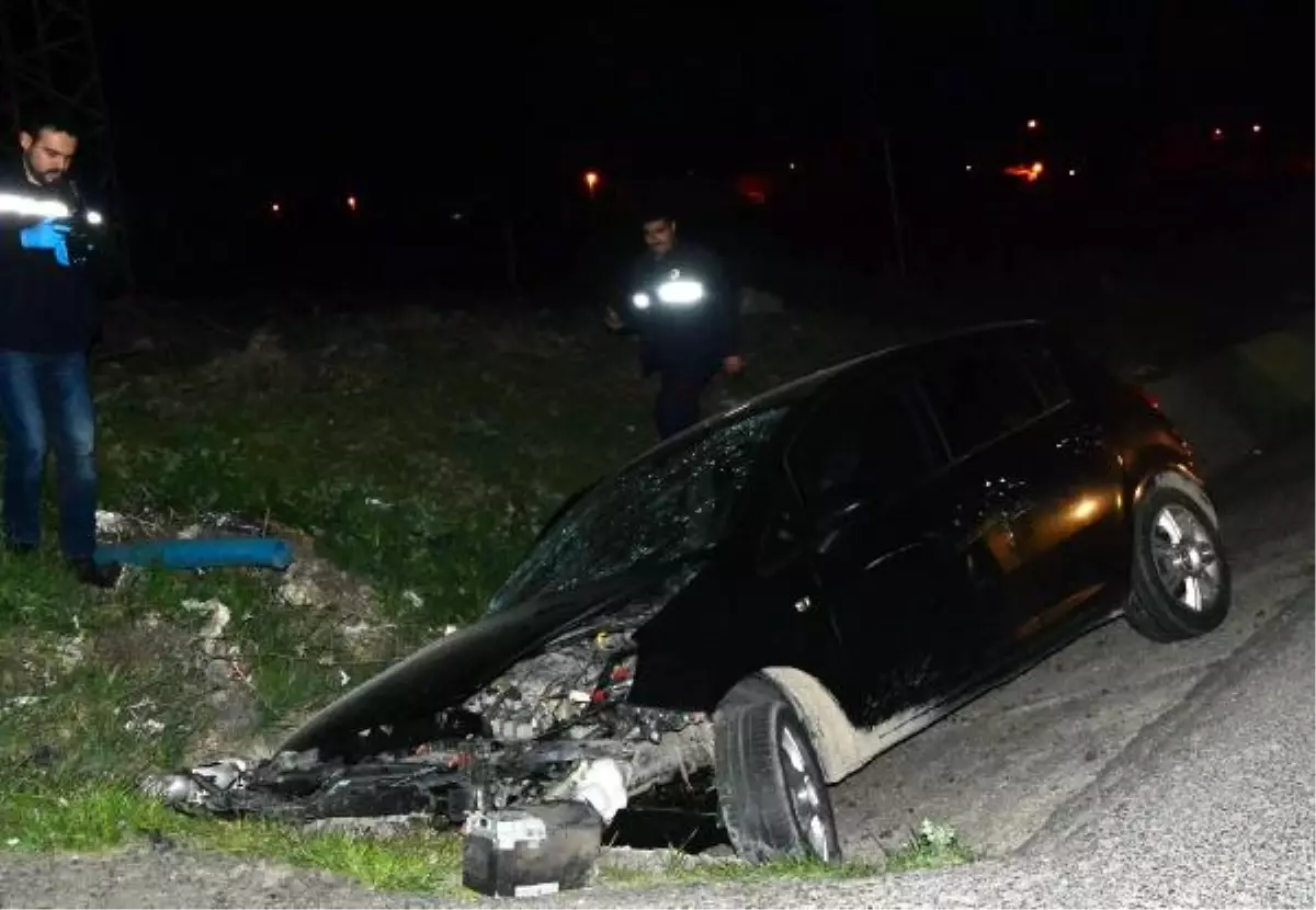 Otomobil Su Kanalına Düştü, Sürücü Öldü