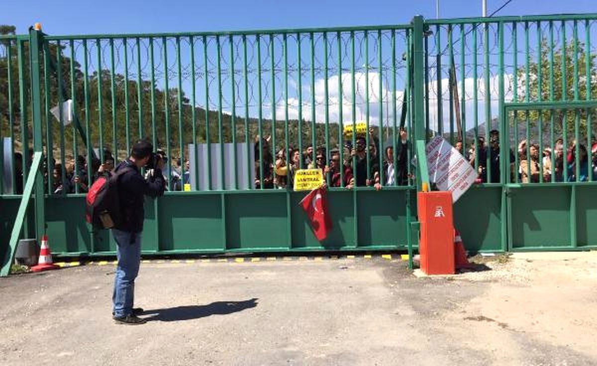 Protest Marks Ground Breaking Ceremony For Turkey\'s First Nuclear Power Plant