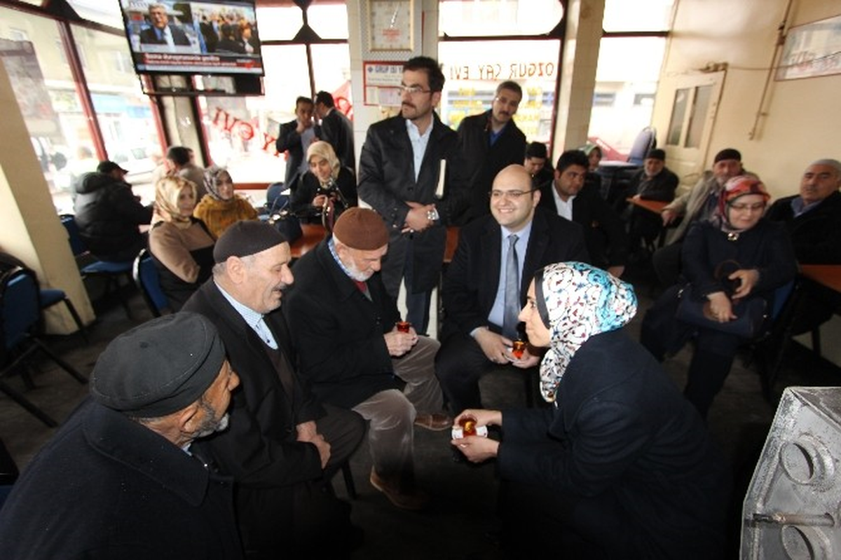 Aday Taşkesenlioğlu\'ndan Aziziye İlçesine Ziyaret