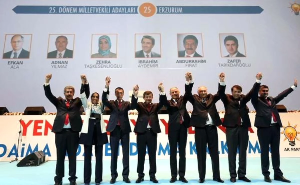 Davutoğlu, Milletvekili Adayları Tanıttı