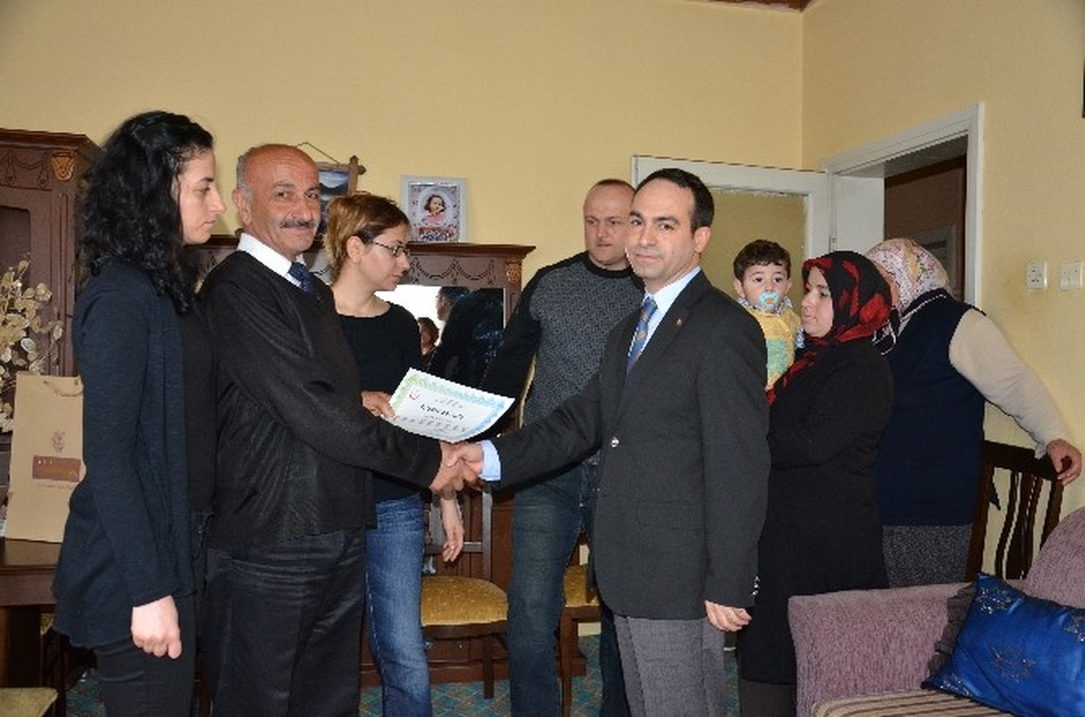 Organ Bağışı Yapan Aileye Teşekkür Belgesi