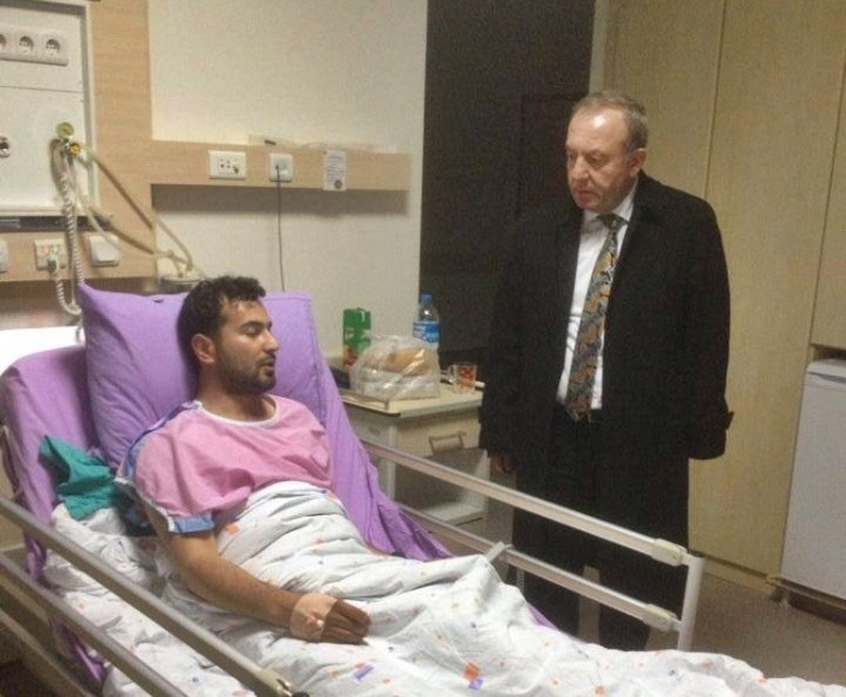 Başkan Şahiner\'den Hasta Ziyareti