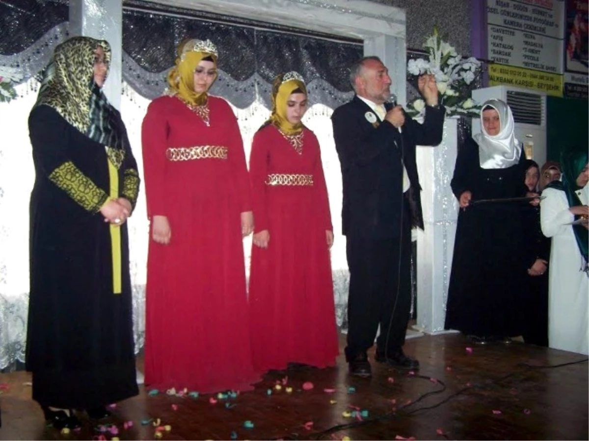 Beyşehir\'de Hafız Kızlar Tacını Törenle Giydi