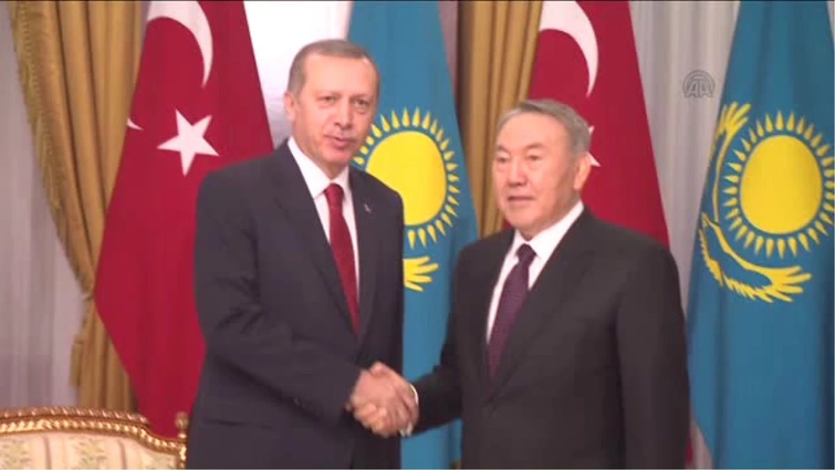 Cumhurbaşkanı Erdoğan-Nazarbayev Görüşmesi