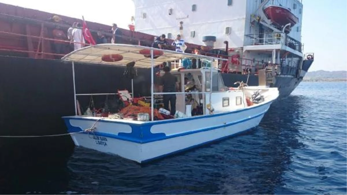 Datça Açıklarındaki Yük Gemisinde Batma Tehlikesi