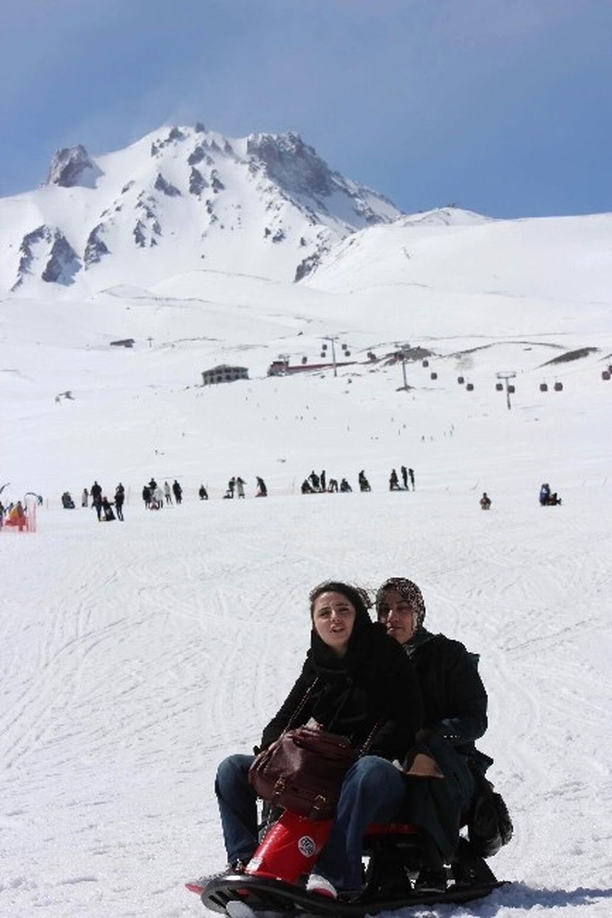 Erciyes\'te Kızak Sezonu Devam Ediyor