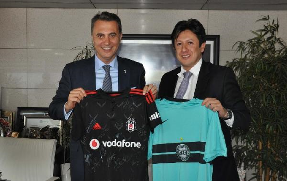 Fikret Orman, Coritiba İkinci Başkanı Andre Luiz Macias ve Alex de Souza\'yı Ağırladı
