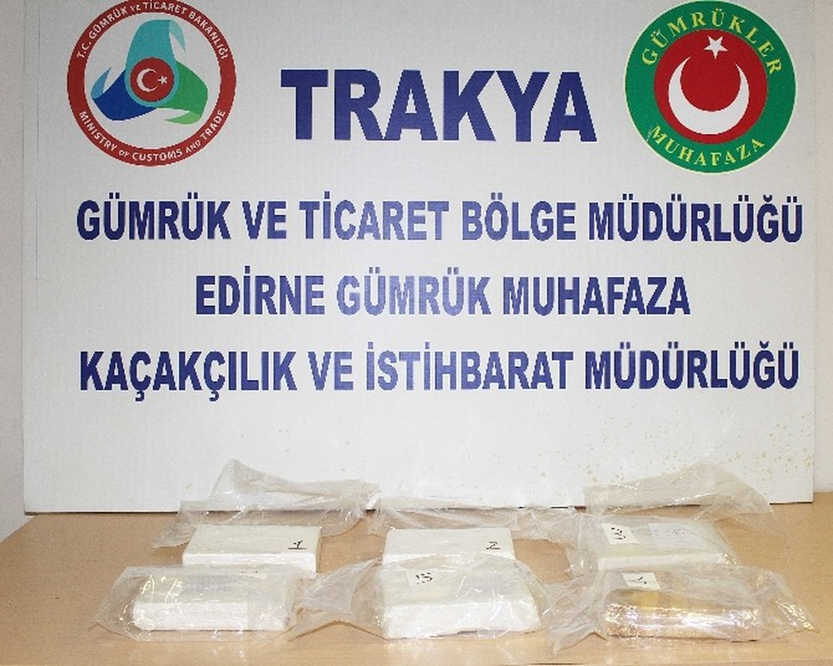 Kapıkule\'de 6 Kilo Kokain Ele Geçirildi
