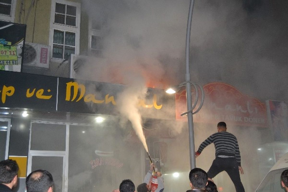 Malatya\'da Baca Yangını Korkuttu