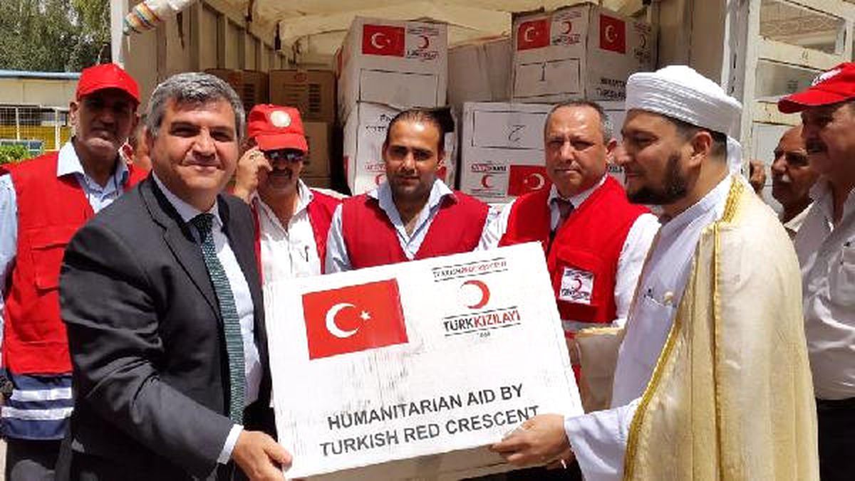 Türkiye Kazımiye, Azamiye ve Geylani Külliyelerinde İnsani Yardım Dağıtımına Devam Ediyor