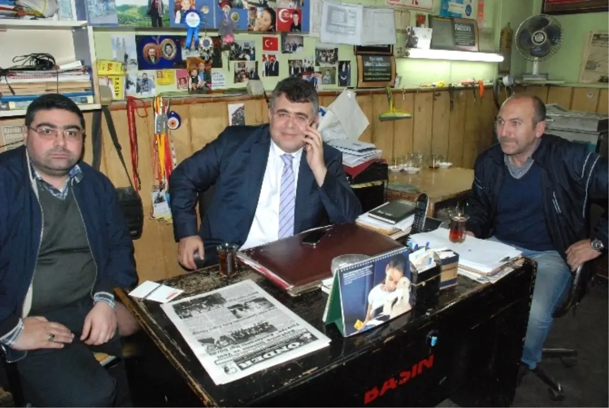 Veysel Tipioğlu\'ndan Basına Ziyaret