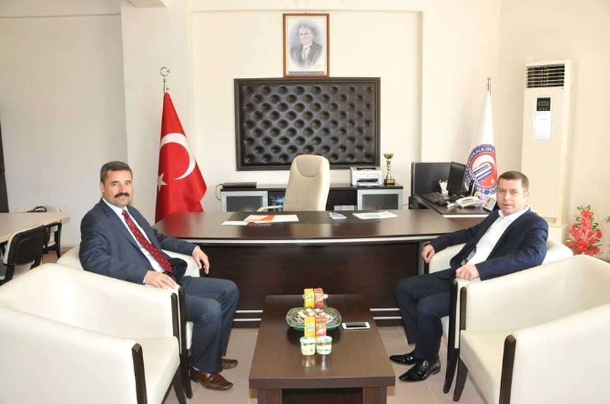 Başkan Kuzu\'dan Çan Myo Müdürüne Ziyaret