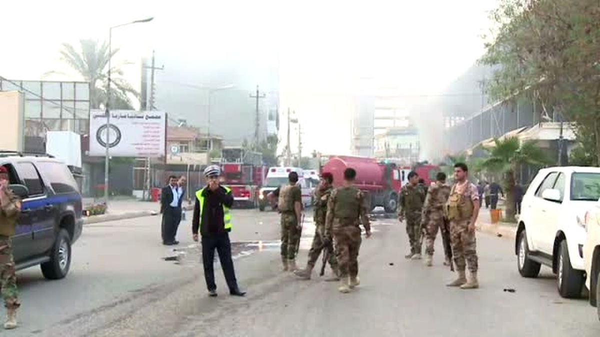 Erbil\'de ABD Konsolosluğu Yakınında Patlama
