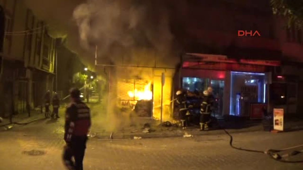 İşyerinde Patlayan Tüpler Ortalığı Savaş Alanına Çevirdi