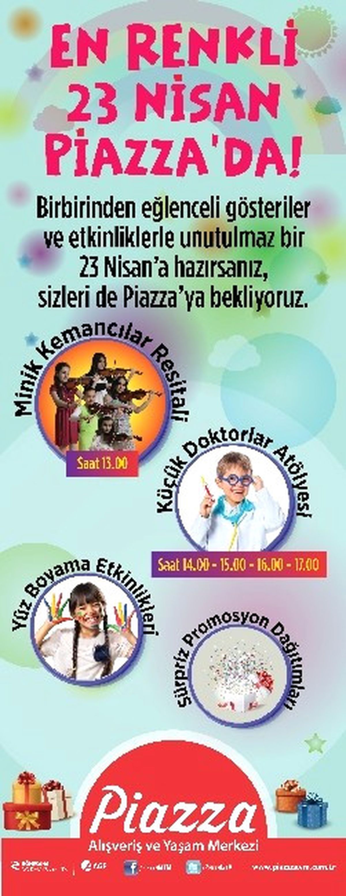Kahramanmaraşlı Çocuklar 23 Nisan\'da Piazza\'da