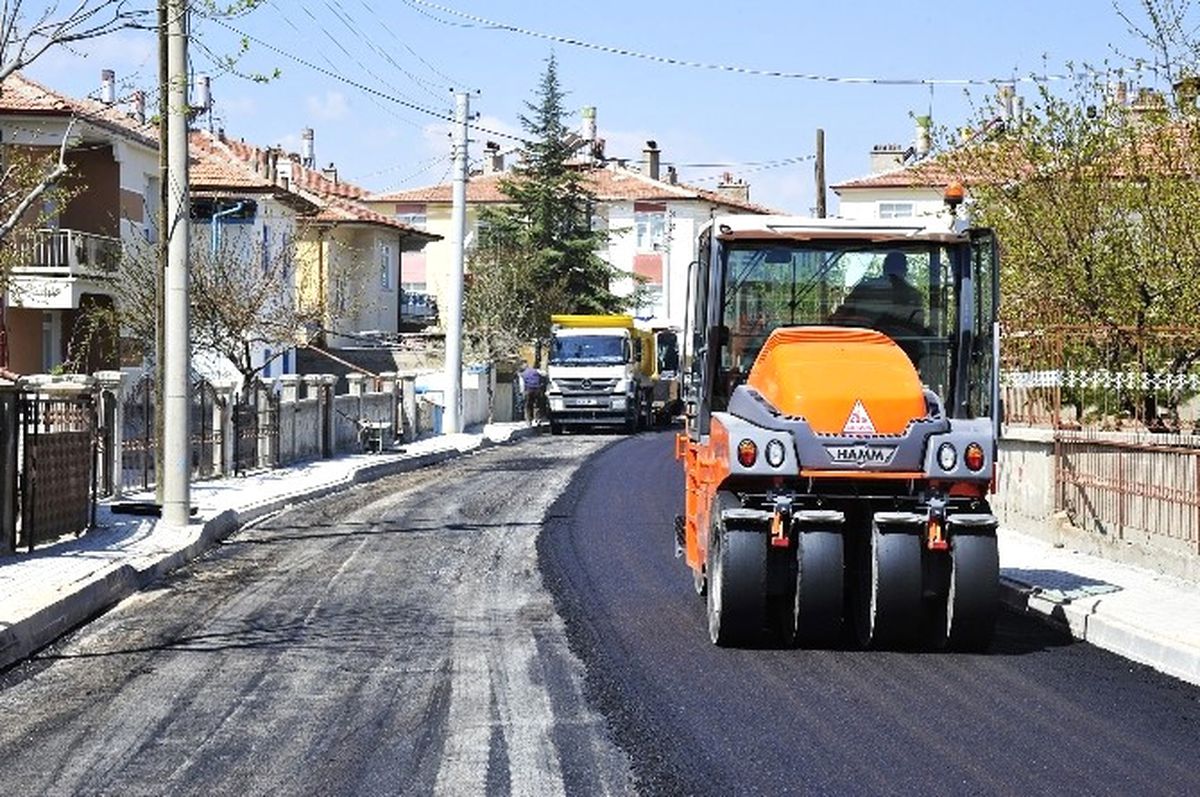 Karaman\'da Asfaltlama Çalışmaları