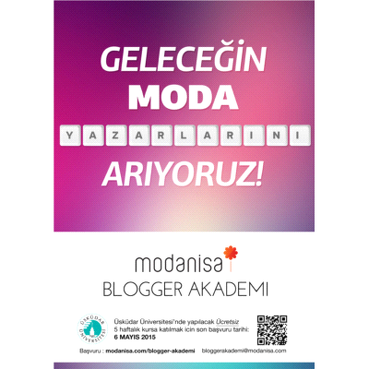 Modanisa'dan Blogger Olmak İsteyenlere Ücretsiz Eğitim: Blogger Akademi 2 İçin Kayıtlar Başladı