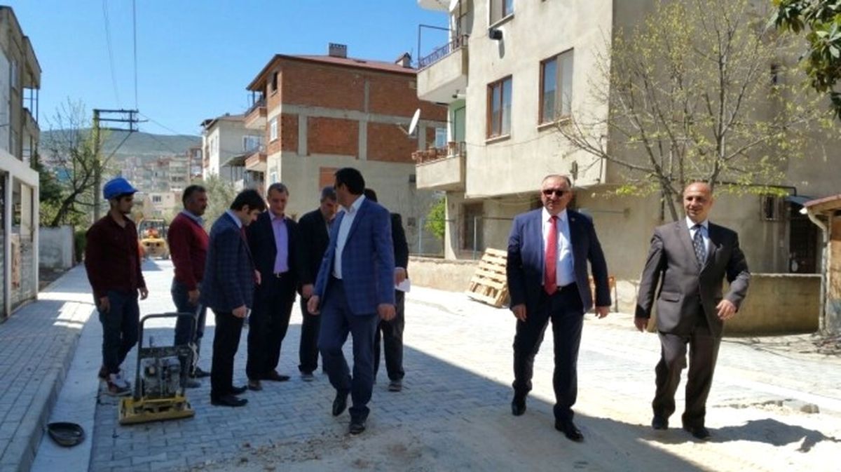 Orhangazi\'de Yol Çalışmaları